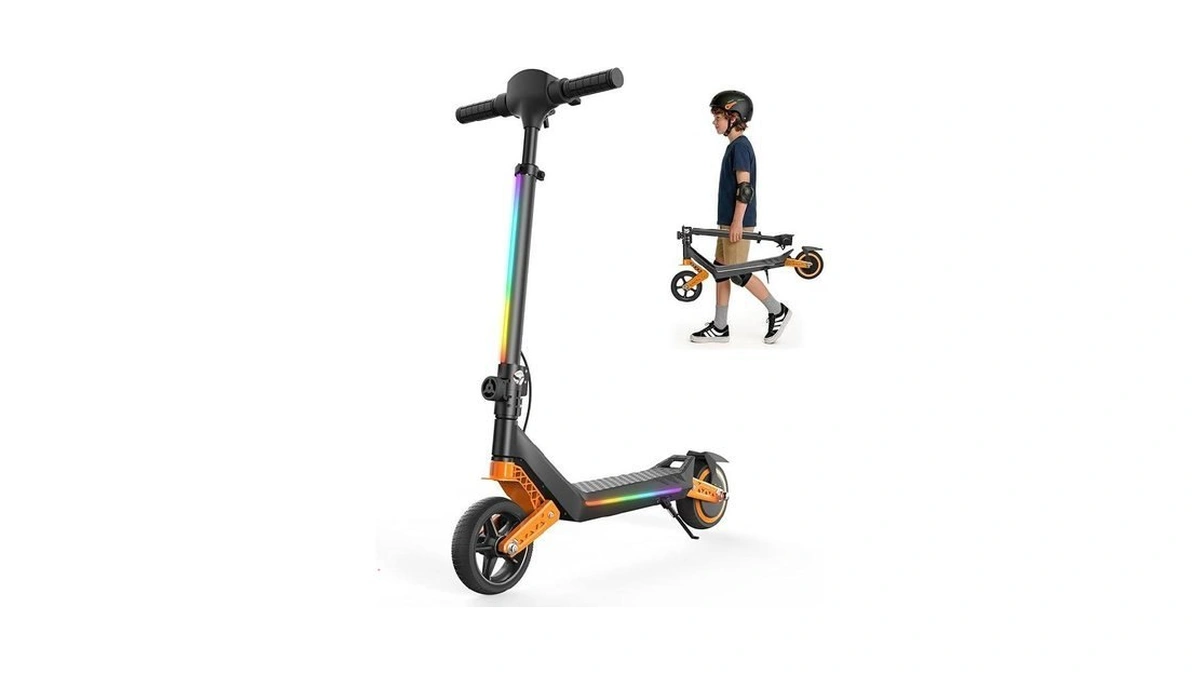 Electric Scooter For Kids, Shock Absorption, 150w Motor, 3 Speeds