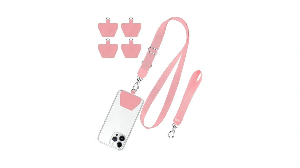 Shanshui Phone Lanyard, 4x Durable Pads, Adjustable Cell Phone Lanyard