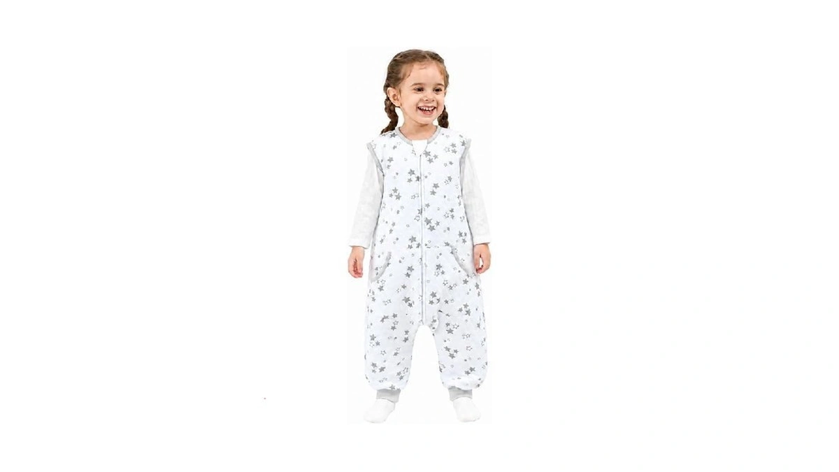 Homeal Toddler Sleep Sacks, 1.0 Tog, 12-24 Months, Sleeveless, Wearable