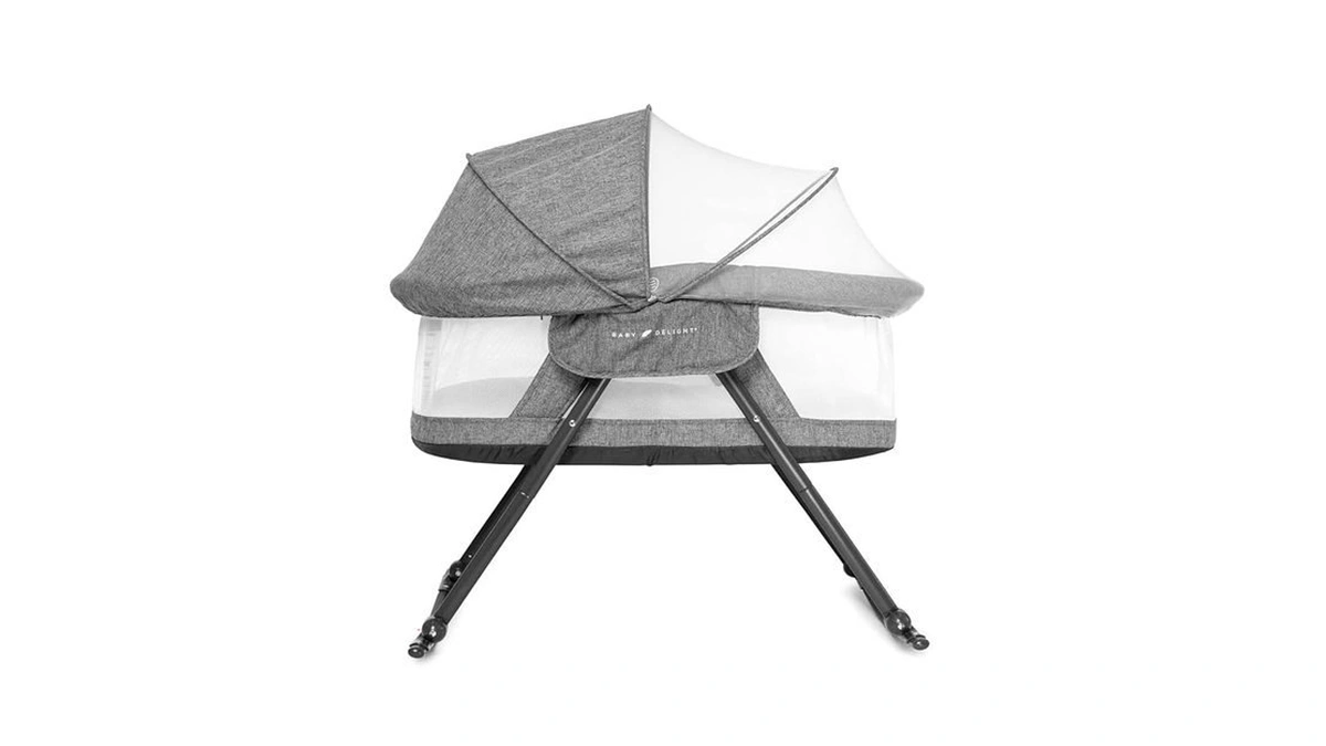 Baby Delight Slumber Deluxe Rocking Bassinet, Portable Baby Bassinet, Removable