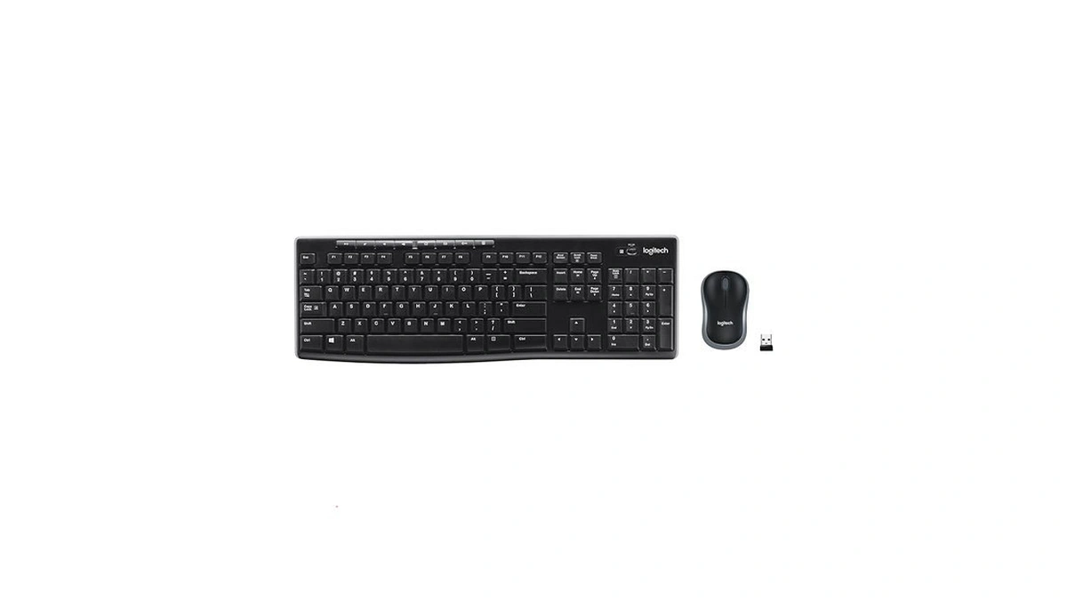 Logitech Mk270 Wireless Keyboard And Mouse Combo For Windows, 2.4