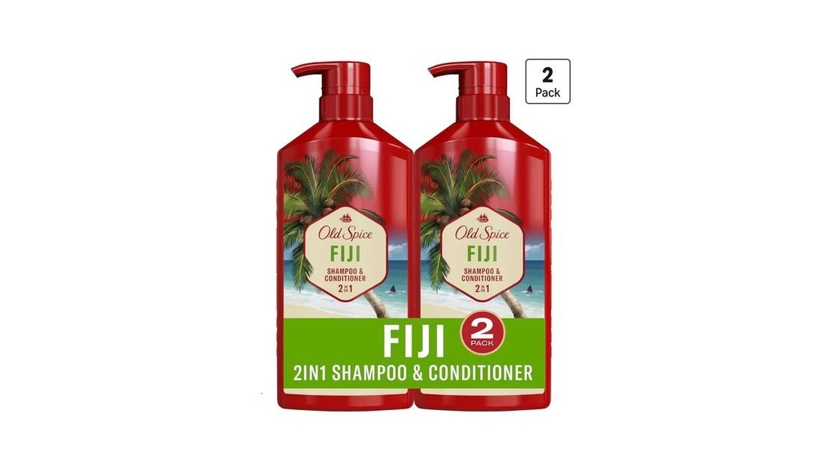 Old Spice Mens 2-in-1 Shampoo And Conditioner Set, Fiji, Coconut