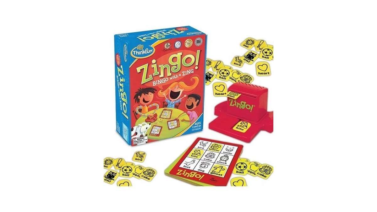 Thinkfun Zingo Bingo Award Winning Preschool Game For Pre-readers And