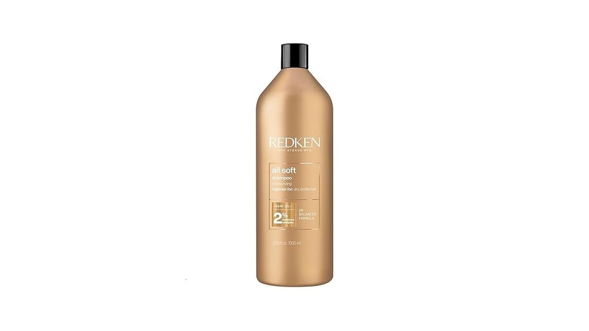 Redken All Soft Shampoo - Moisturizes & Hydrates Dry, Brittle
