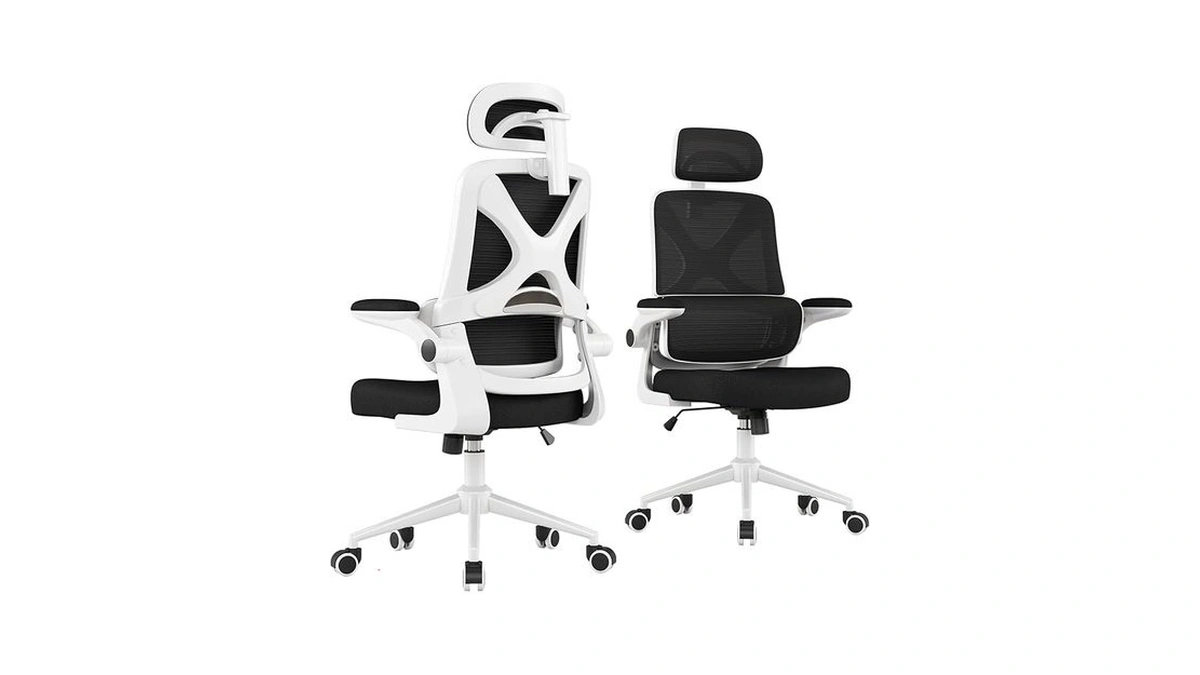 Apusen Ergonomic Office Chair - Desk Chair With Adjustable Headrest