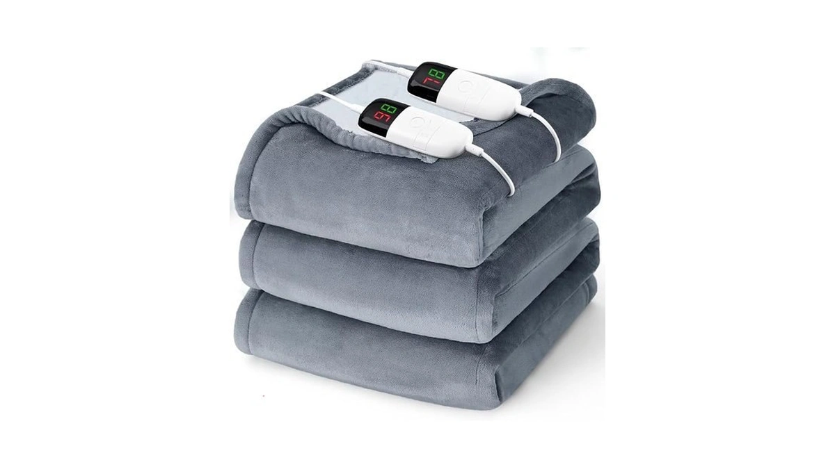 Heated Electric Blanket King Size - 90" X 100" Heating