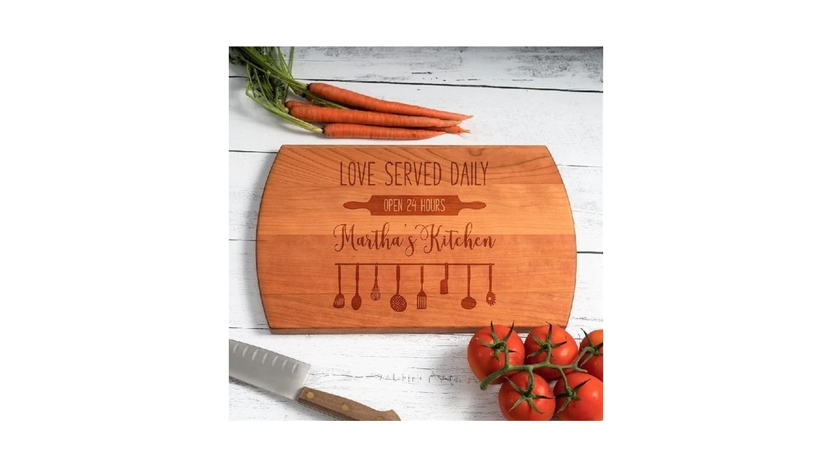 Blue Ridge Mountain Gifts Personalized Cutting Board - Laser Engraved