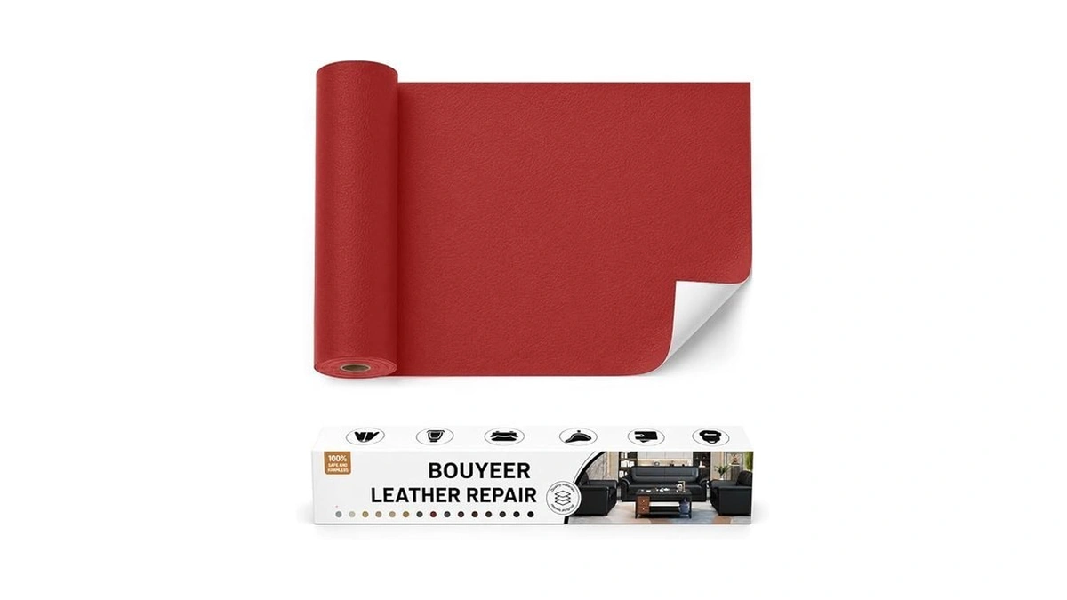 Bouyeer Leather Repair Patch Tape Kit,self Adhesive Leather Repair For