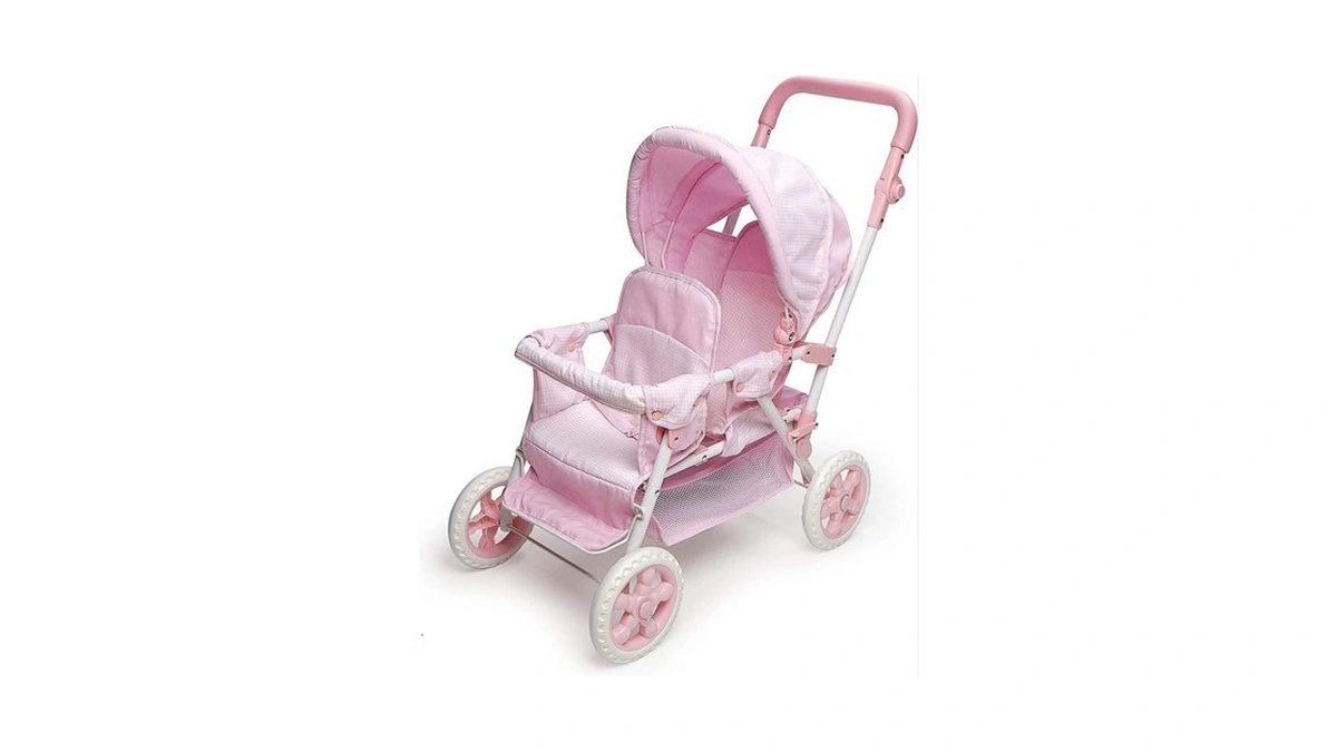 Badger Basket Double Front To Back Stroller For Dolls -