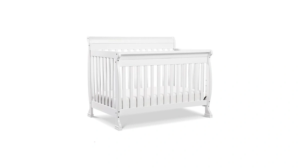 Davinci Kalani 4-in-1 Convertible Crib In White, Greenguard Gold Certified