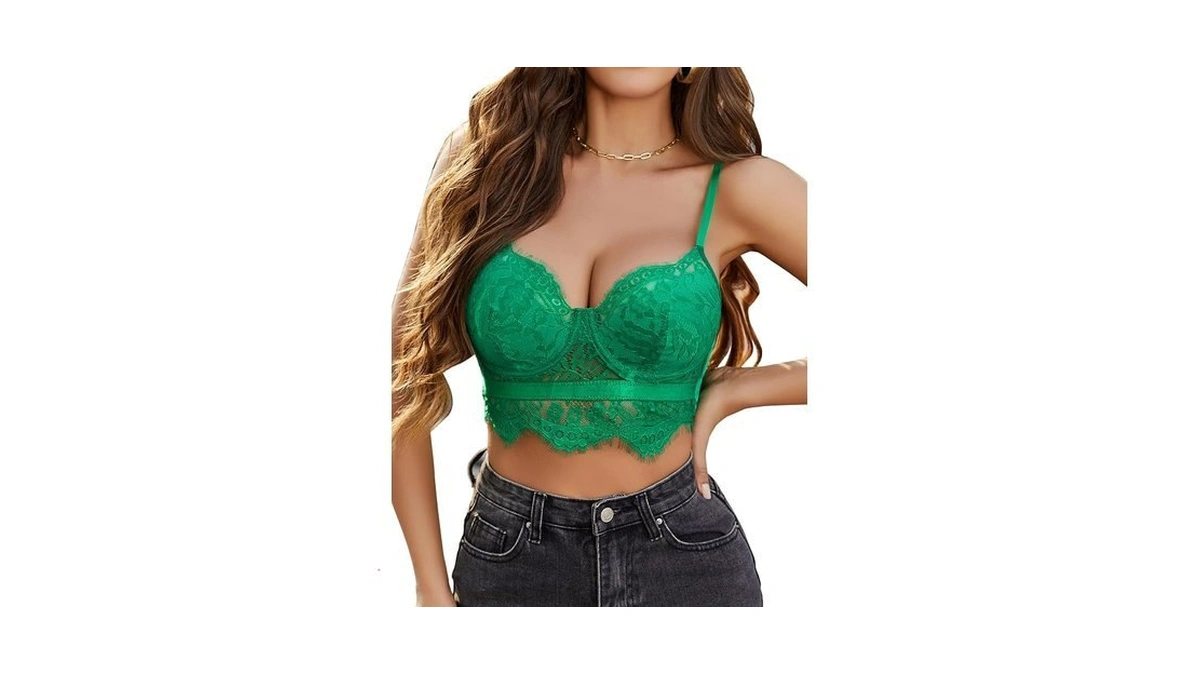 Avidlove Lace Bralettes For Women Y2k Strap Bustier Cami Top