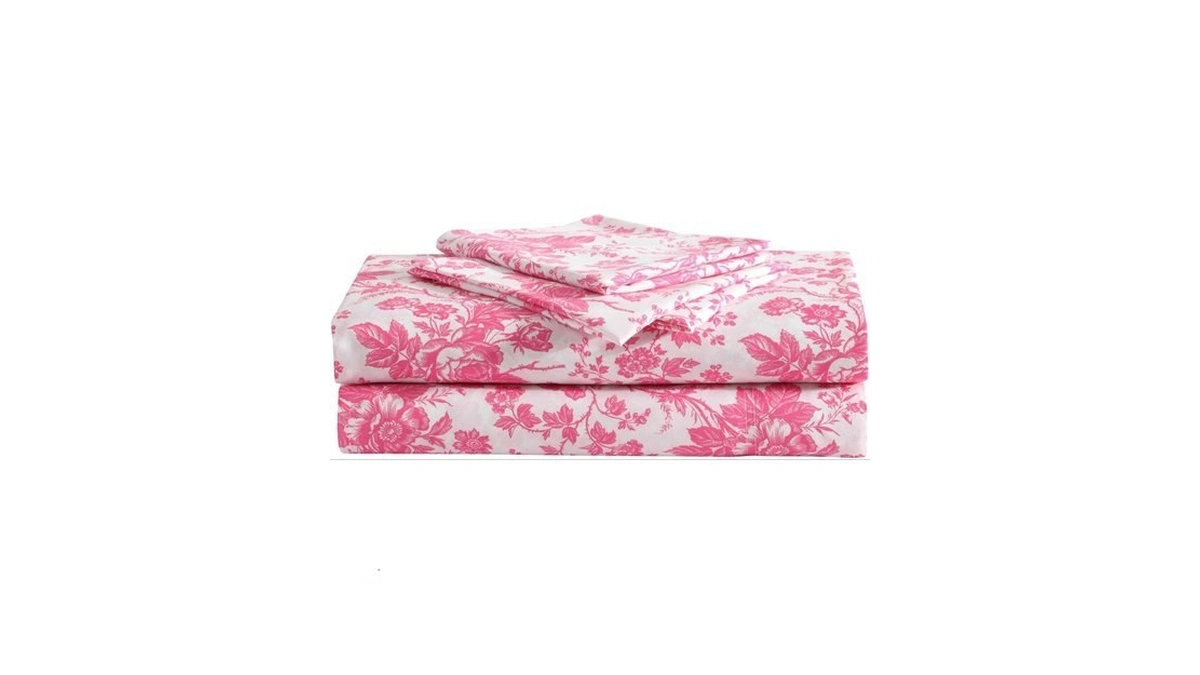 Betsey Johnson - Twin Size Sheet Set, Nerdy Teddies Print