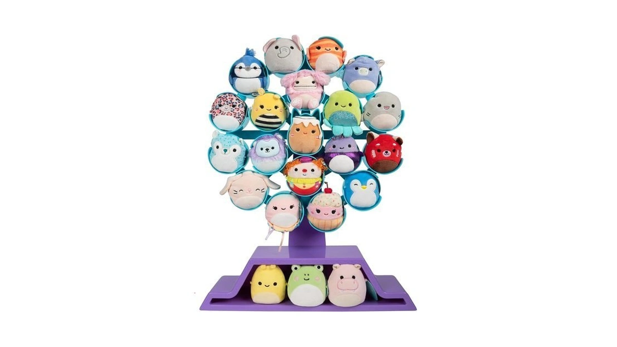 Squishmallows Original Micromallows Ferris Wheel Display Set - Includes 22