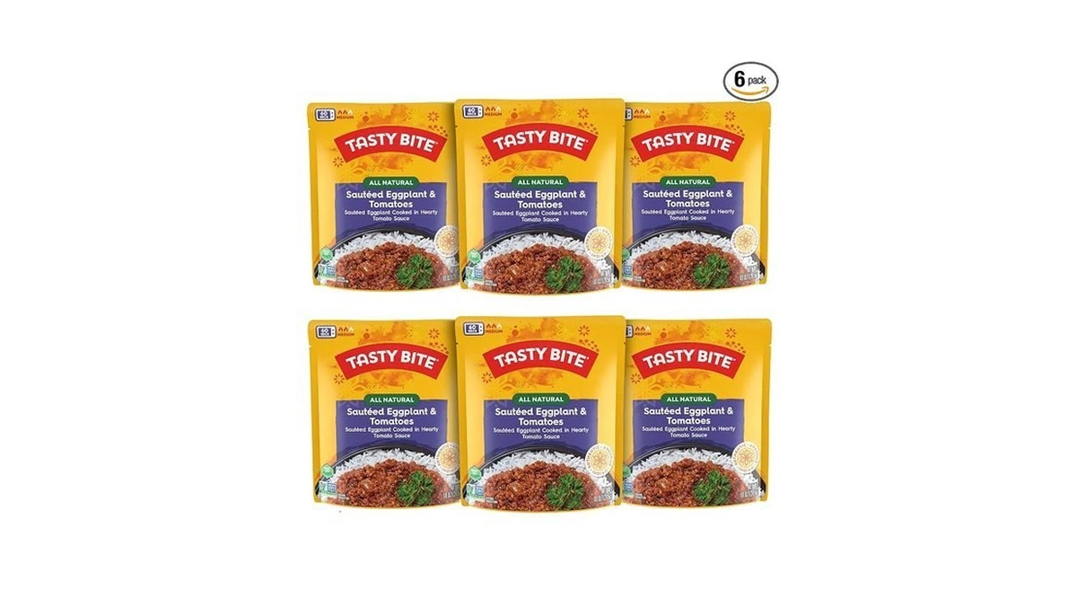 Tasty Bite Punjab Eggplant, 10 Ounce, Pack Of 6, Ready