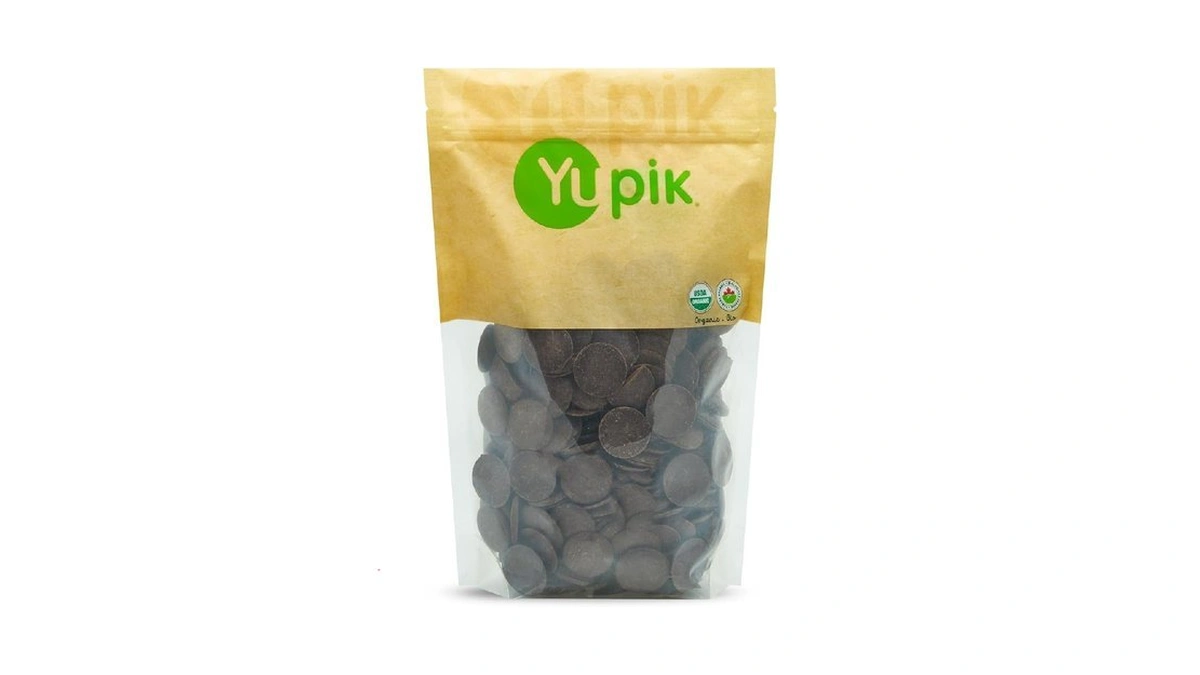 Yupik Organic Cocoa Liquor Wafers, 100% Cocoa, 2.2 Lb (35.2