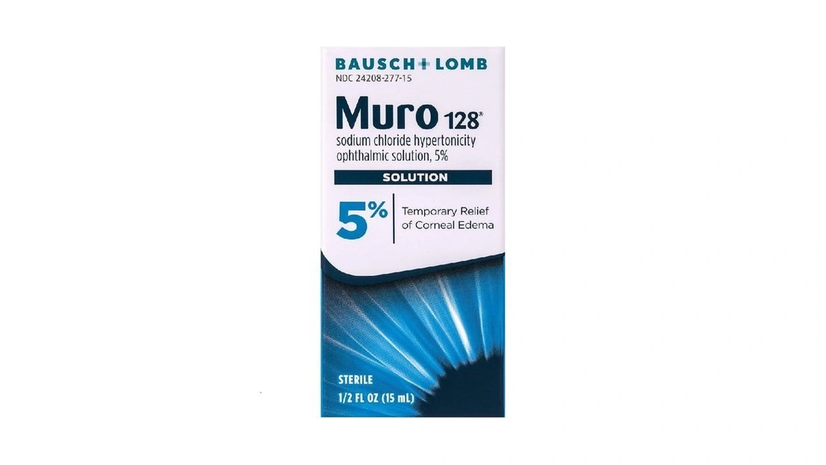 Muro 128 Solution, Temporary Relief Of Corneal Edema, Eye Care,