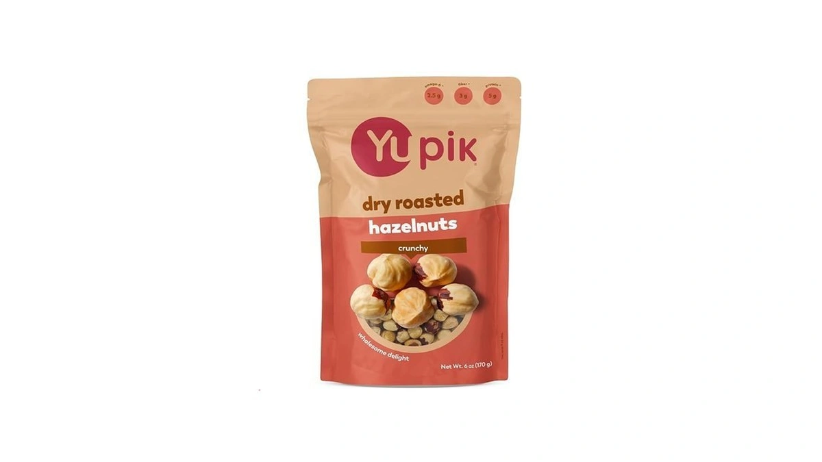 Yupik Dry Roasted Hazelnuts, 6 Oz, Gluten-free, Kosher, Crunchy Nuts,