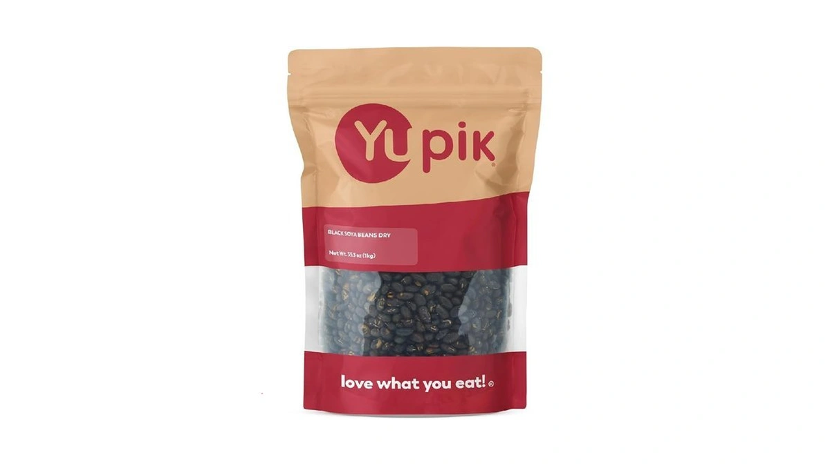 Yupik Black Soya Beans Dry, Roasted & Unsalted, 2.2 Lb