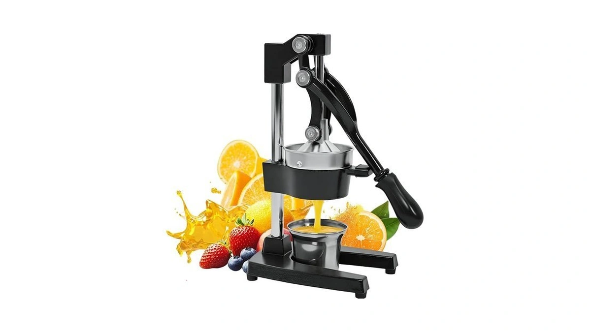 Hlilbte Cast Iron Citrus Juicer | Extra Large Commercial Grade