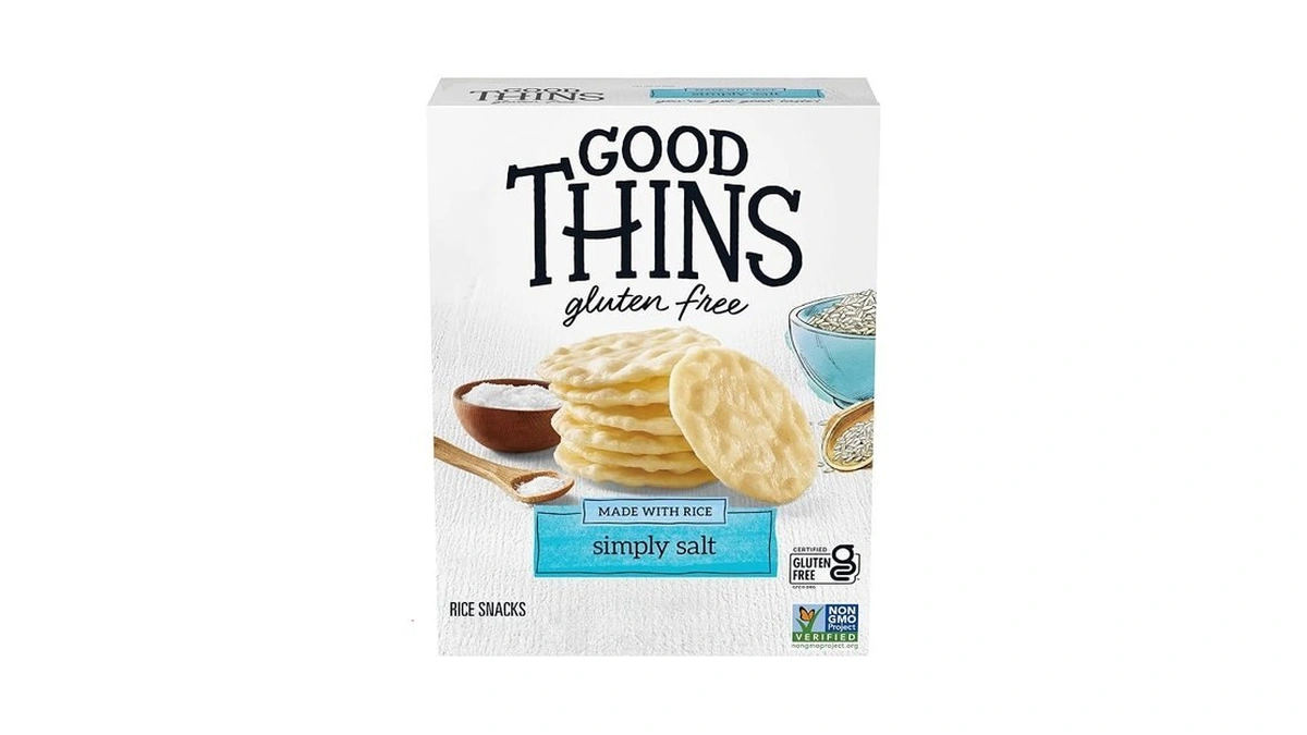 Good Thins, Simply Salt Rice Snacks Crackers, Snack Crackers, 3.5