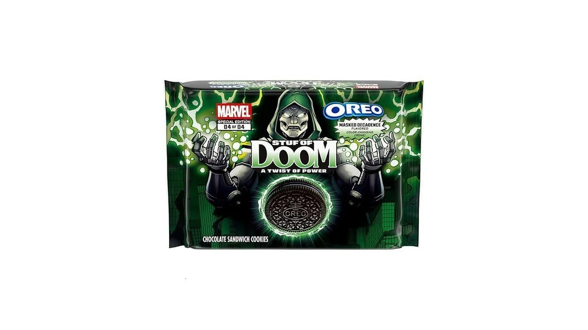 Marvel Oreo Stuf Of Doom Chocolate Sandwich Cookies, Special Edition,