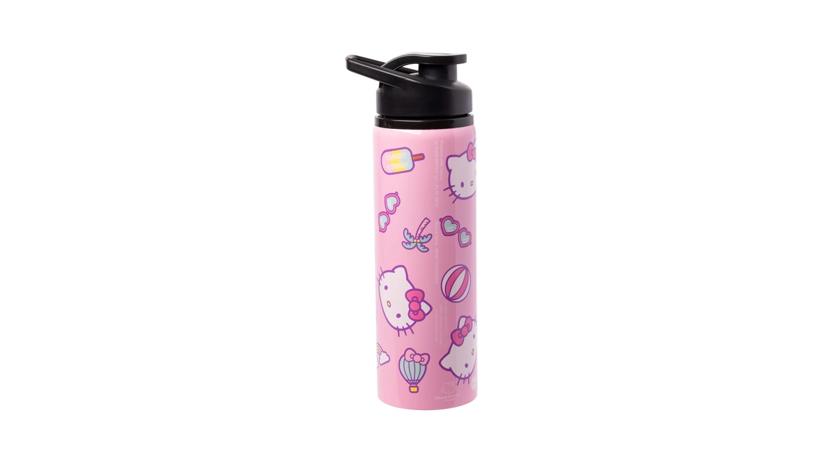 Silver Buffalo Sanrio Hello Kitty Summer Vibes Stainless Steel Water