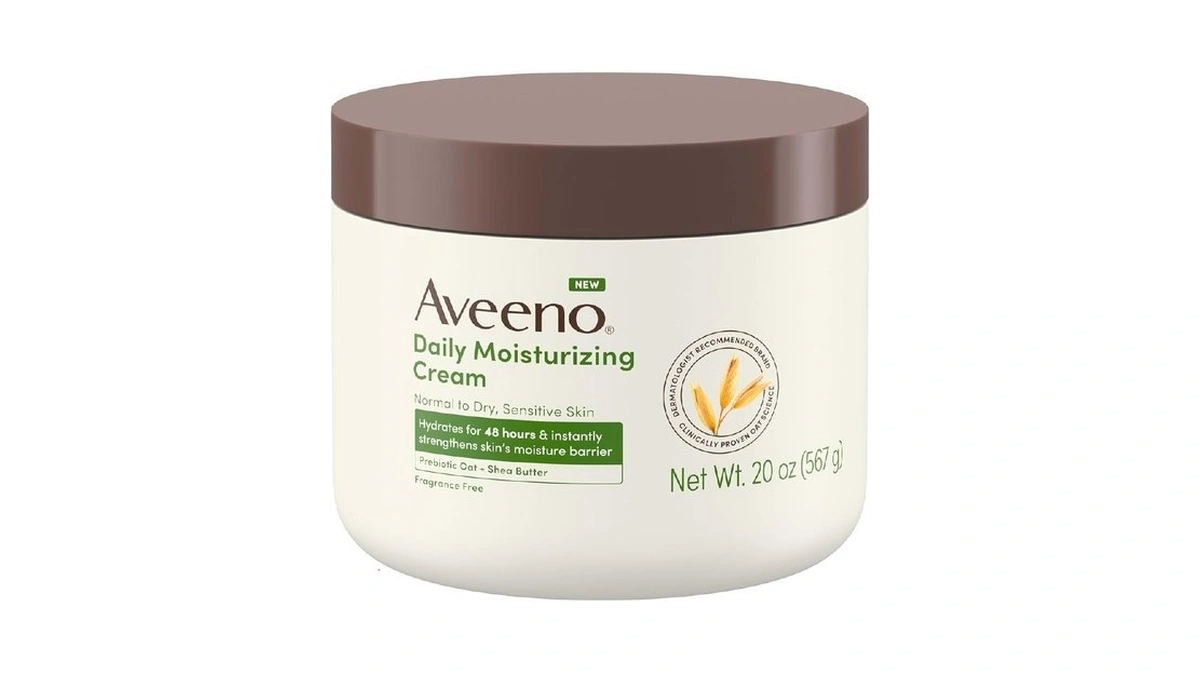 Aveeno Daily Moisturizing Cream With Prebiotic Oat & Shea Butter