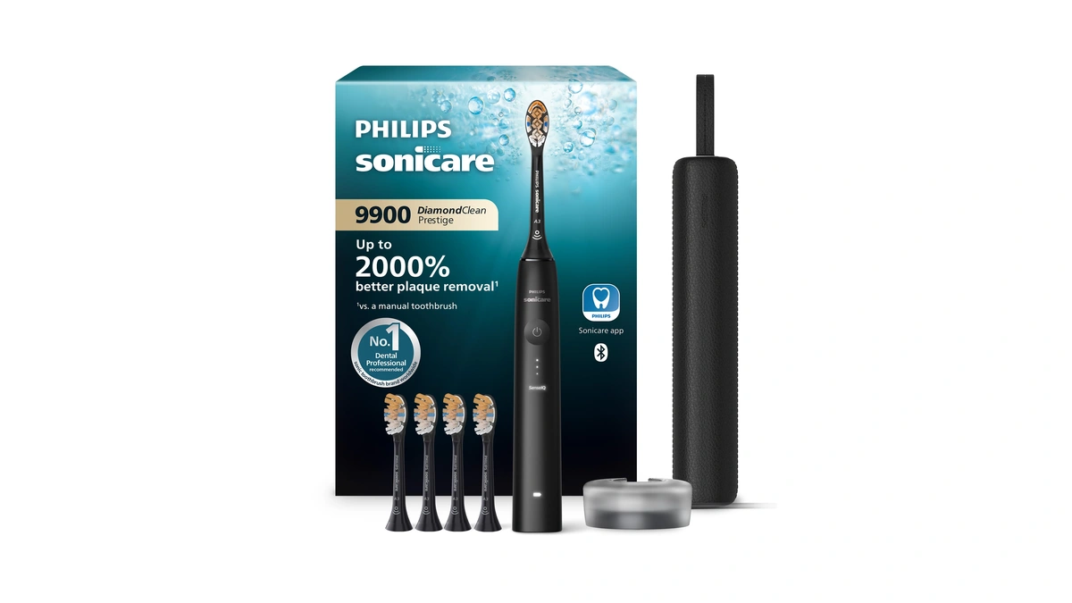 Philips Sonicare Diamondclean 9900 Prestige Electric Toothbrush - With Senseiq