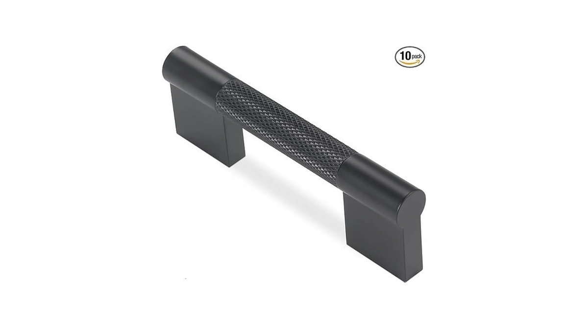 Cotykiley 10 Pack 3 Inch(76mm) Matte Black Cabinet Handles Black