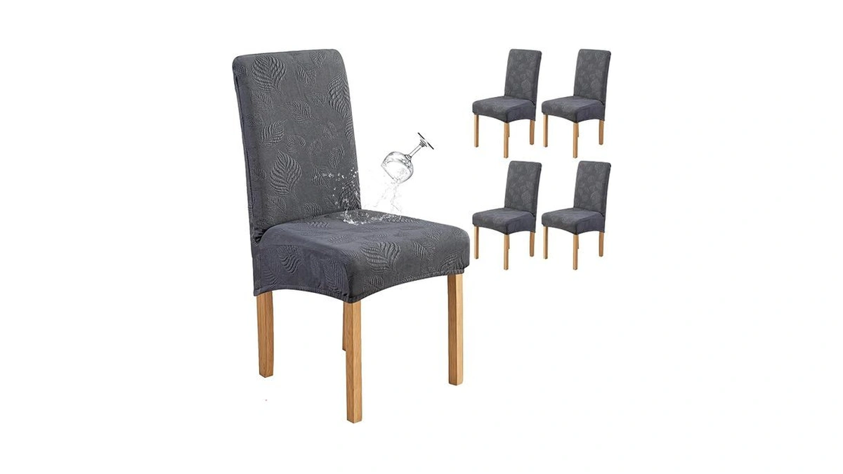 Genina Waterproof Dining Chair Covers Set Of 2,stretch Dining Room