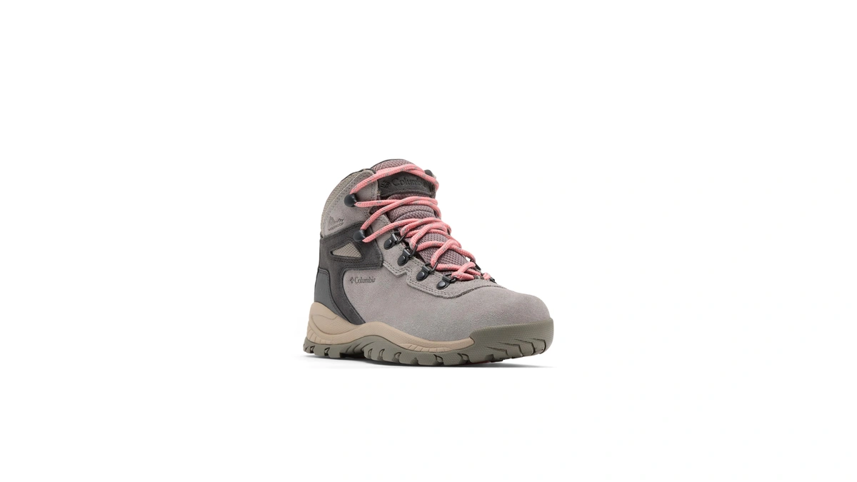 Columbia Womens Newton Ridge Plus Waterproof Amped, Stratus/canyon Rose, 10