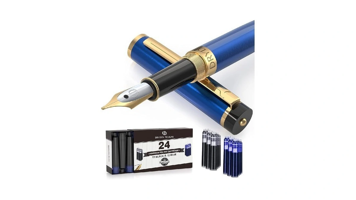 Dryden Designs Fountain Pen Medium Nib Gift Pouch - With