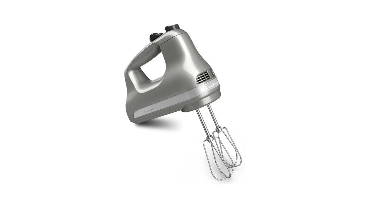Kitchenaid 5-speed Ultra Power Hand Mixer, Plastic - Khm512, Contour
