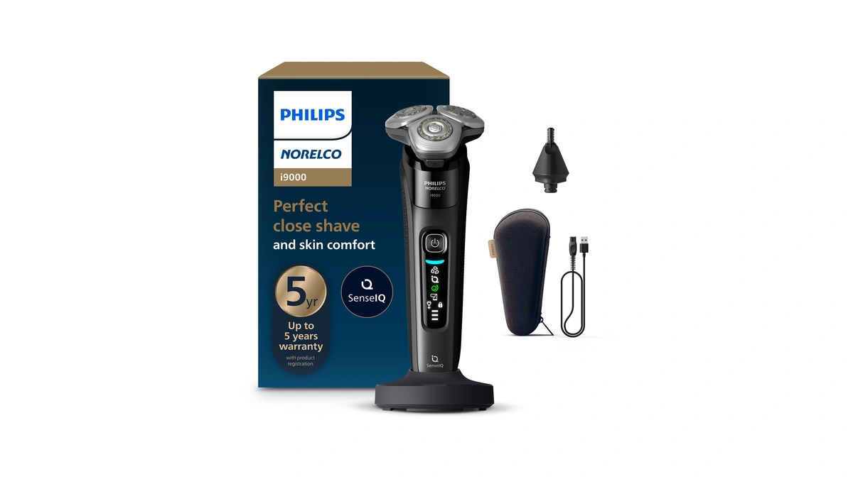Philips Norelco Shaver I9000, Wet & Dry Electric Shaver, Ink