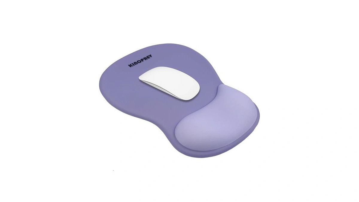 Ergonomic Mouse Pad With Wrist Support, Computer Mousepad With Gel