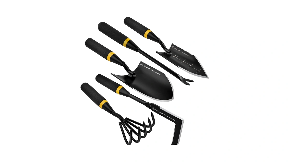 Kemaier Garden Tool Set - Featuring A Heavy-duty Stainless Steel