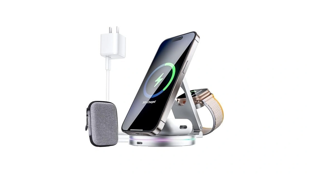 3 In 1 Wireless Charging Station For Apple Charger, 15w
