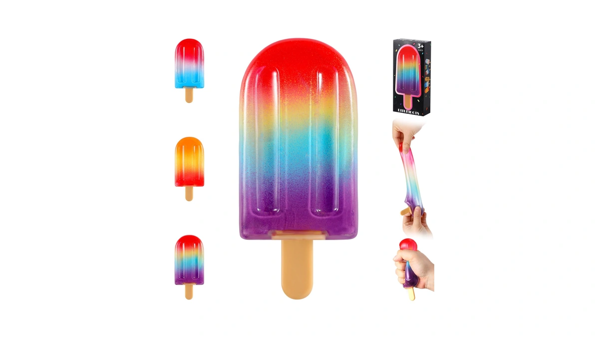 Popsicle Squishy Squeeze Toys , Malt Sugar Ice Cream Squishies