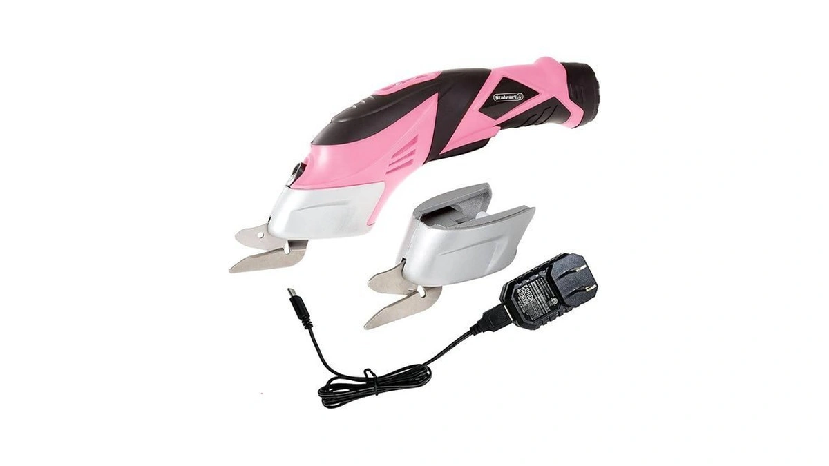 Cordless Electric Scissors With Two Blades – Fabric, Leather, Carpet,