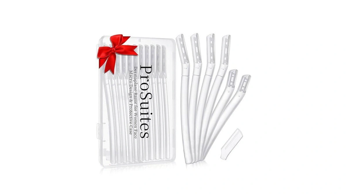 Prosuites 16 Count Dermaplane Razor For Women Face, Professional Facial