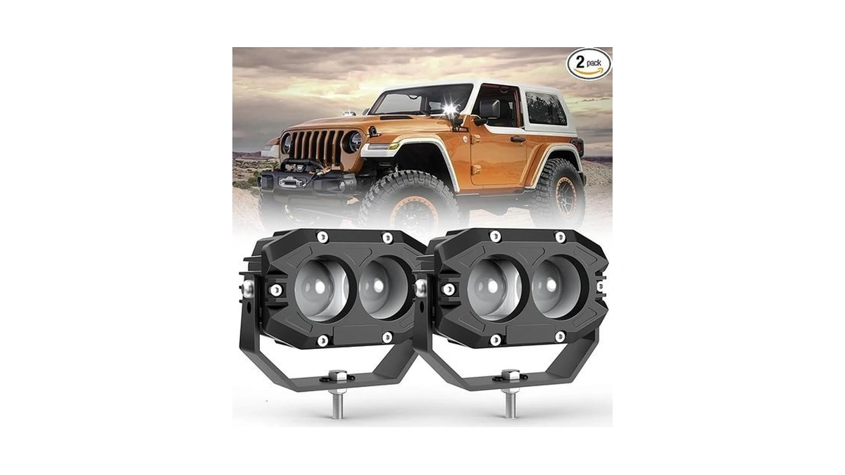 Polarpra Led Light Pods, 4 Inch 90w Off Road Lights