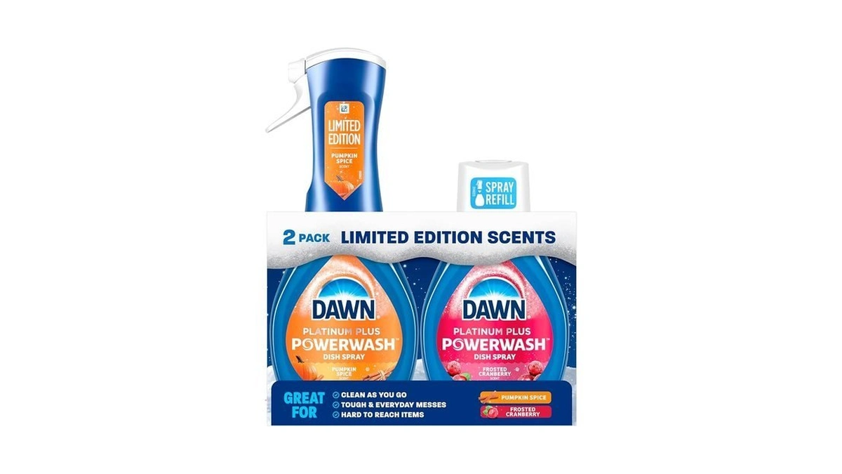 Dawn Powerwash Spray, Dish Soap, Dishwashing Liquid, Pumpkin Spice +