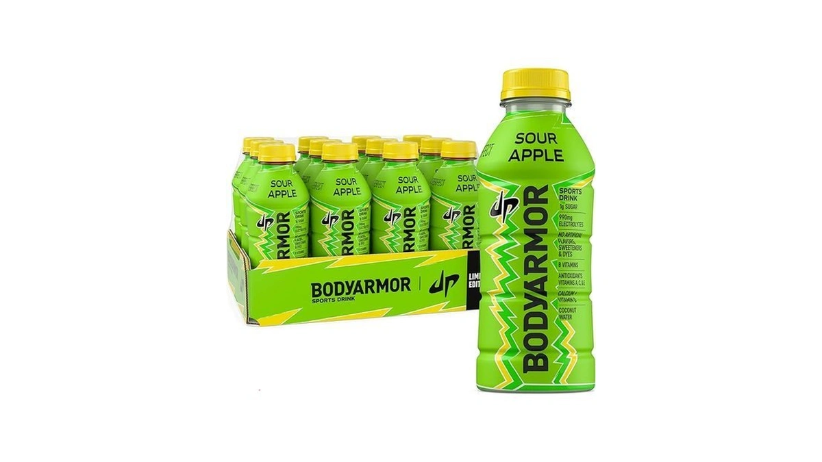 Bodyarmor Lyte, Dude Perfect Sour Apple, Electrolyte Drink, 16 Fl