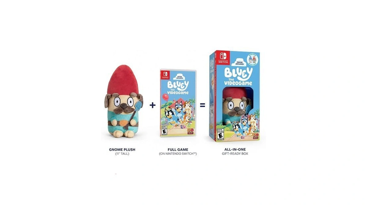 Bluey: The Videogame - Amazon Exclusive Plush Bundle - Nintendo