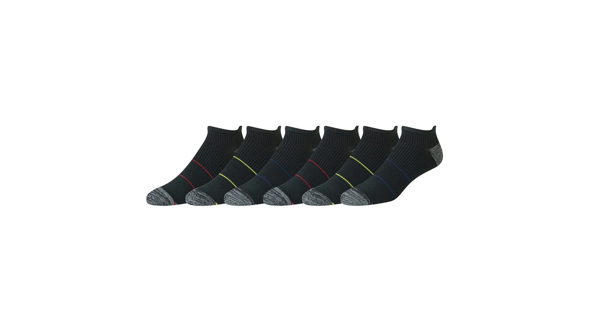 Amazon Essentials Men's Breathable Low Cut Tab Ankle Socks, Performance