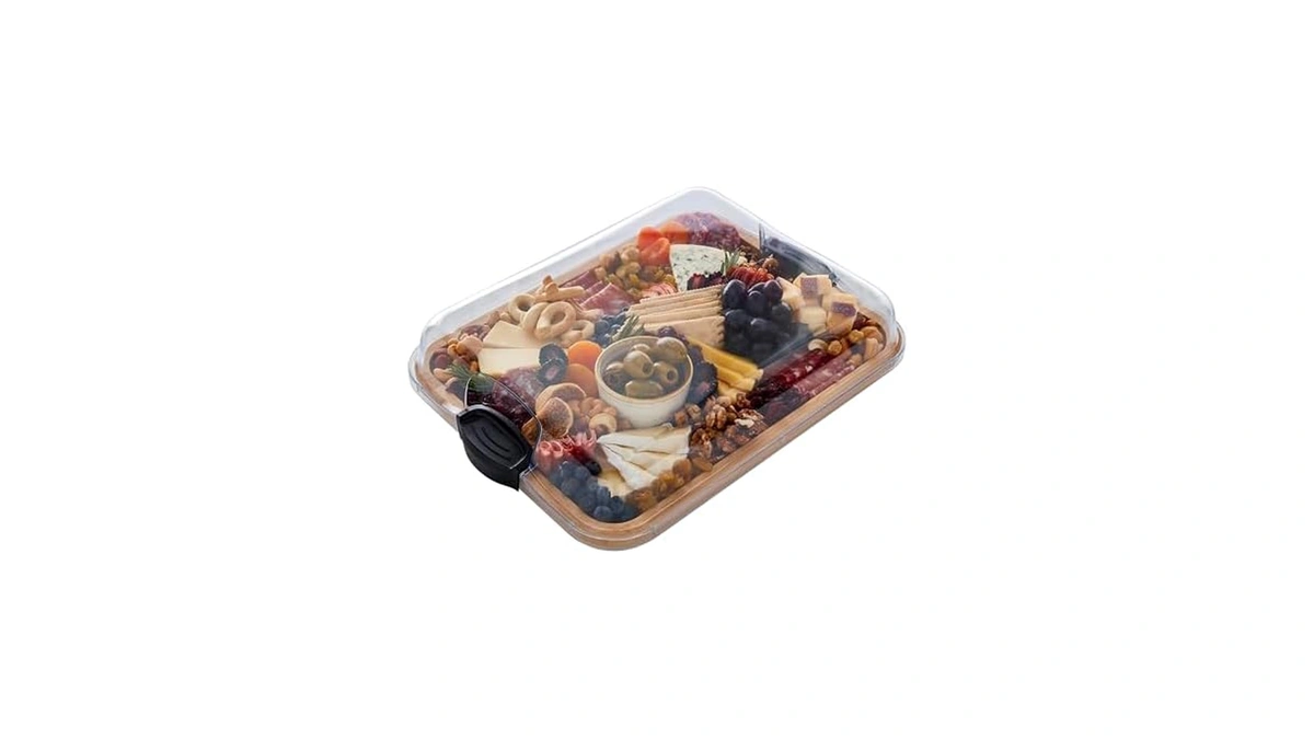 Farberware Bamboo Cutting Board With Clear Lo...