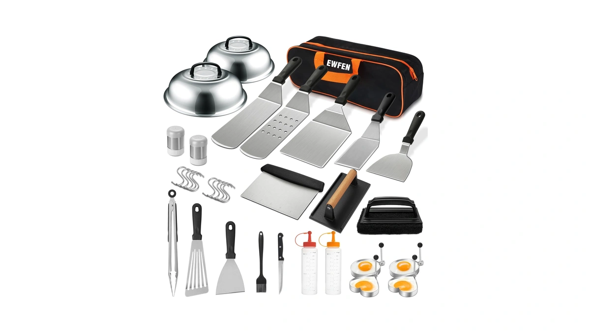 35pcs Griddle Accessories Kit, Flat Top Grill Accessories Set For