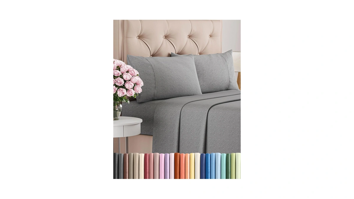 King Size 4 Piece Sheet Set - Comfy Breathable &