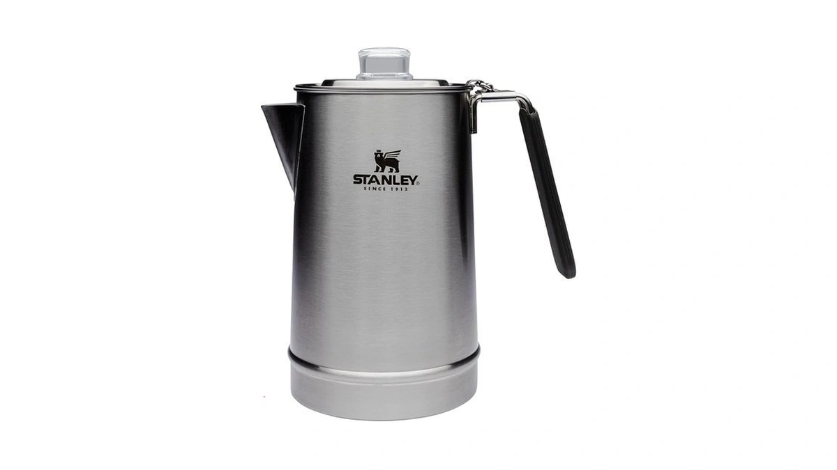 Stanley Hold Tight Percolator Coffee Pot 1.1 Qt | Stainless
