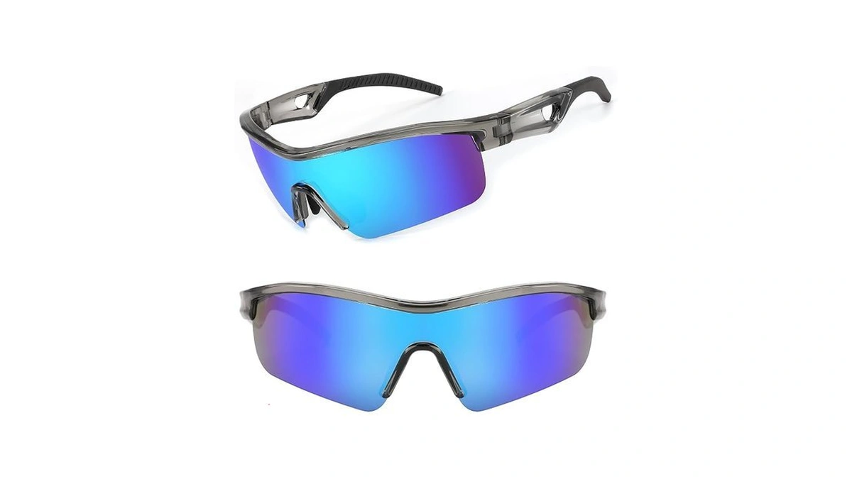 Feisedy Men Sunglasses, Polarized Cycling Sunglasses, Uv400 Sports Baseball Running